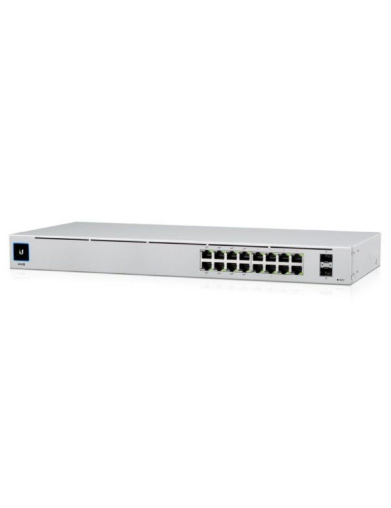 Switch Gestionable Ubiquiti USW-16-POE 16 Puertos/ RJ-45 Gigabit 10/100/1000/ SFP/ PoE+