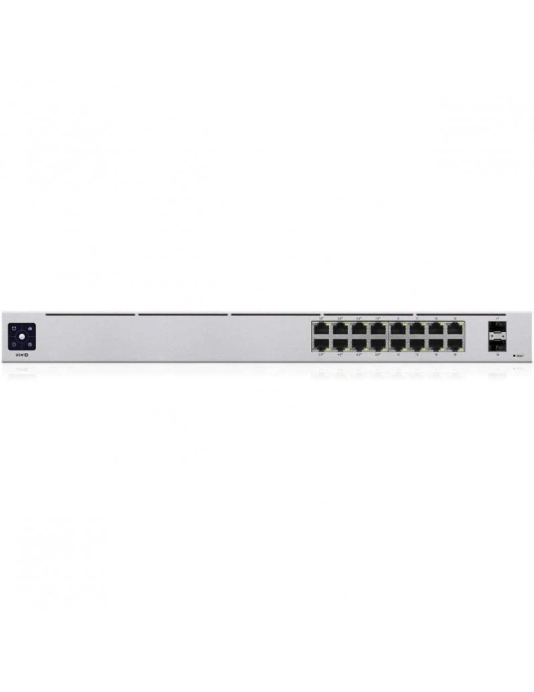 Switch Gestionable Ubiquiti USW-16-POE 16 Puertos/ RJ-45 Gigabit 10/100/1000/ SFP/ PoE+