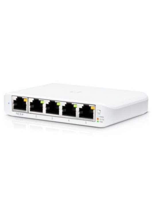 Switch Gestionado Ubiquiti USW-Flex Mini 5 Puertos/ RJ45 10/100/1000 PoE/ Pack 3 uds