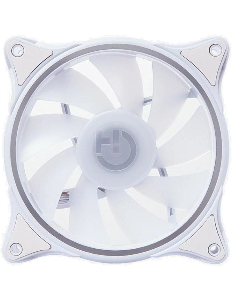 Ventilador Hiditec N18 ARGB/ 12cm/ Blanco