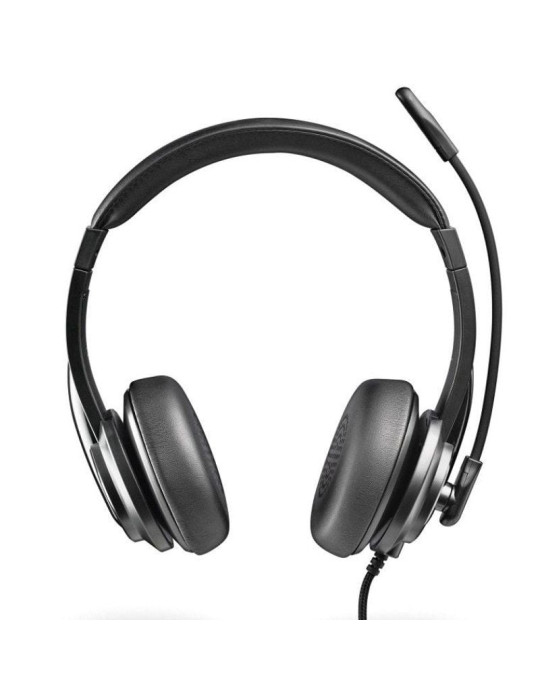 Auriculares NGS VOX605 USB-C/ con Micrófono/ USB Tipo-C/ Negros