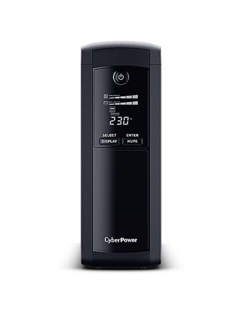 SAI Línea Interactiva Cyberpower VP1600ELCD/ 1600VA-960W/ 5 Salidas/ Formato Torre