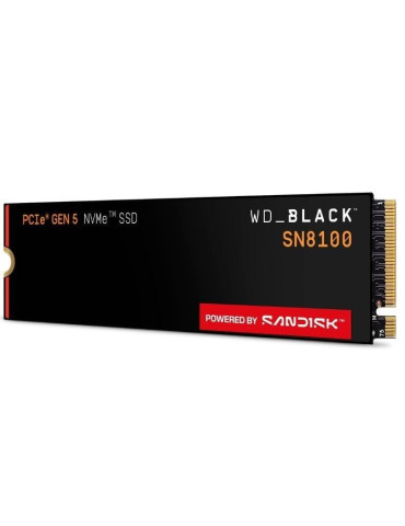 Disco SSD SanDisk WD Black SN8100 2TB/ M.2 2280 PCIe Gen5/ Full Capacity 2