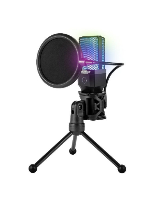 Micrófono Woxter Mic Studio 65 RGB/ USB 2.0