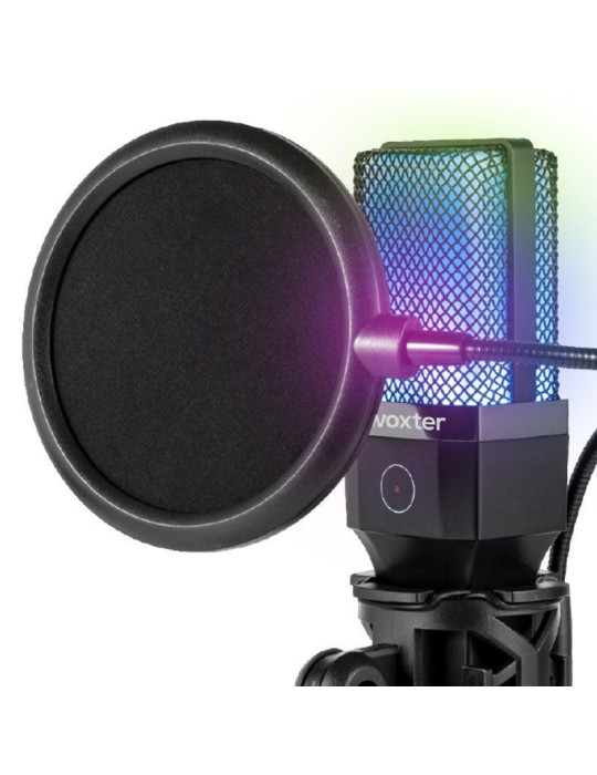 Micrófono Woxter Mic Studio 65 RGB/ USB 2.0