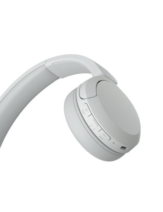 Auriculares Inalámbricos Sony WH-CH520/ con Micrófono/ Bluetooth/ Blancos