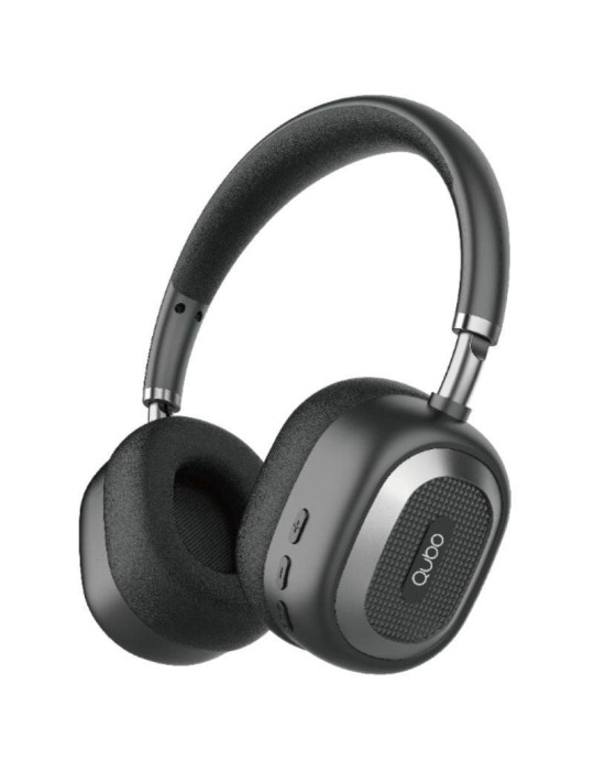 Auriculares Inalámbricos Qubo HD-100/ con Micrófono/ Bluetooth/ Negros