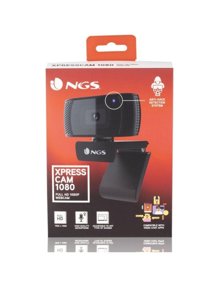 Webcam NGS XpressCam 1080/ 1920 x 1080 Full HD