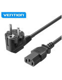 Cable de Alimentación Vention ZCJBAC/ IEC C13 Hembra - CEE7 Macho/ 1.8m/ Negro