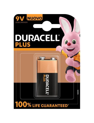 Pila Duracell Plus MN1604/ 9V/ Alcalina