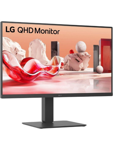 Monitor Profesional LG 27BA45QB-B 27"/ QHD/ Multimedia/ Regulable en altura/ Negro 2