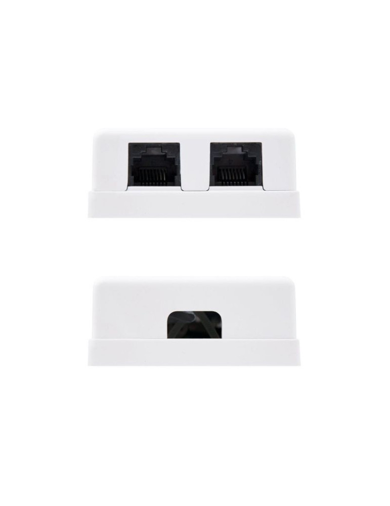 Roseta de Superficie Nanocable 10.21.1502/ Cat.6/ 2 Tomas