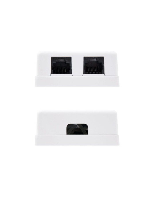 Roseta de Superficie Nanocable 10.21.1502/ Cat.6/ 2 Tomas