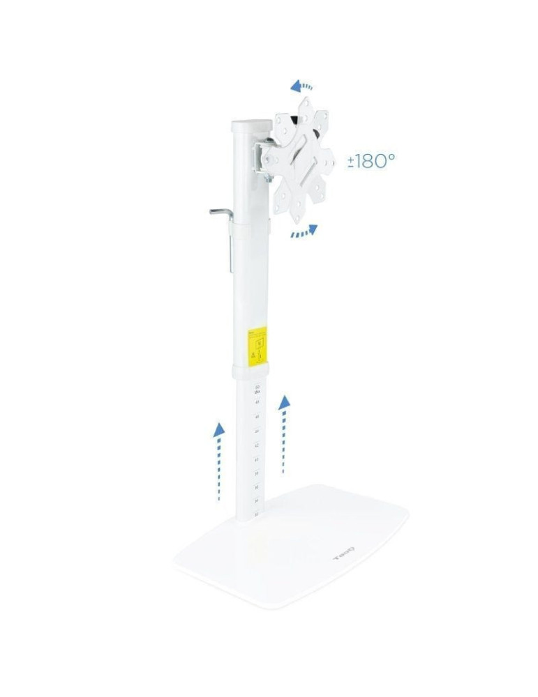 Soporte de Sobremesa para Monitor TooQ DB1127TN-W/ Giratorio/ Inclinable/ hasta 6kg