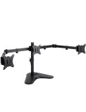 Soporte de Sobremesa para 3 Monitores TooQ DB1704TN-B/ Giratorio/ Inclinable/ hasta 7kg