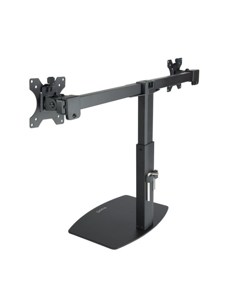 Soporte de Sobremesa para 2 Monitores TooQ DB1727TN-B/ Giratorio/ Inclinable/ hasta 6kg