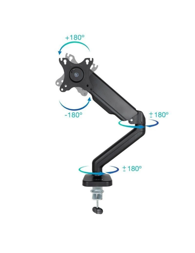 Soporte de Mesa para Monitor TooQ DB5032TNR-B/ Giratorio/ Inclinable/ hasta 9kg