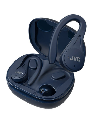 Auriculares Bluetooth JVC HA-EC25T con estuche de carga/ Autonomía 7.5h/ Azules