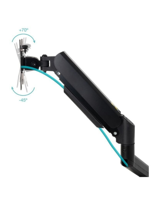 Soporte de Pared para Monitor TooQ LP1334TNR-B/ Giratorio/ Inclinable/ Rotatorio/ hasta 10kg