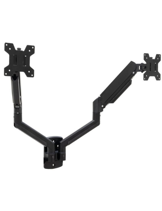 Soporte de Pared para 2 Monitores TooQ LP1434TNR-B/ Giratorio/ Inclinable/ Rotatorio/ hasta 10kg
