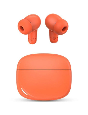 Auriculares Bluetooth SPC Boost Buds con estuche de carga/ Autonomía 7.5h/ Rojos