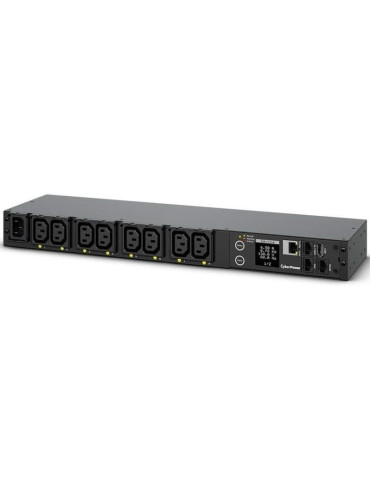 Unidad de Distribución para Alimentación Cyberpower PDU41004/ 16A/ 8x IEC C13/ Formato RACK 1U