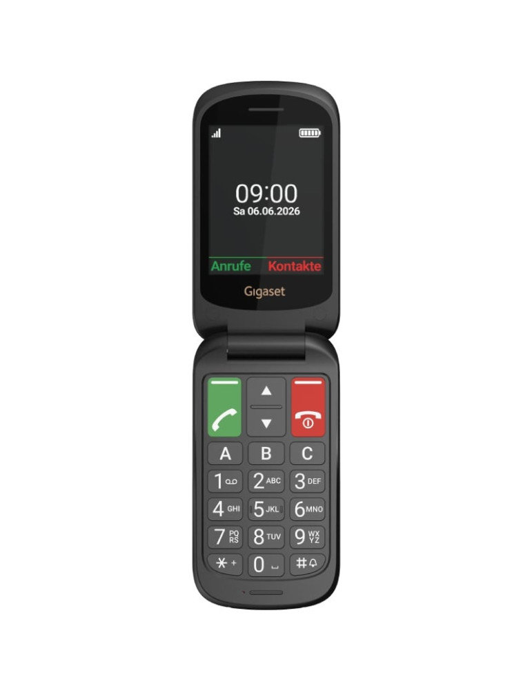 Teléfono Móvil Gigaset GL40 para Personas Mayores/ 4G/ Negro