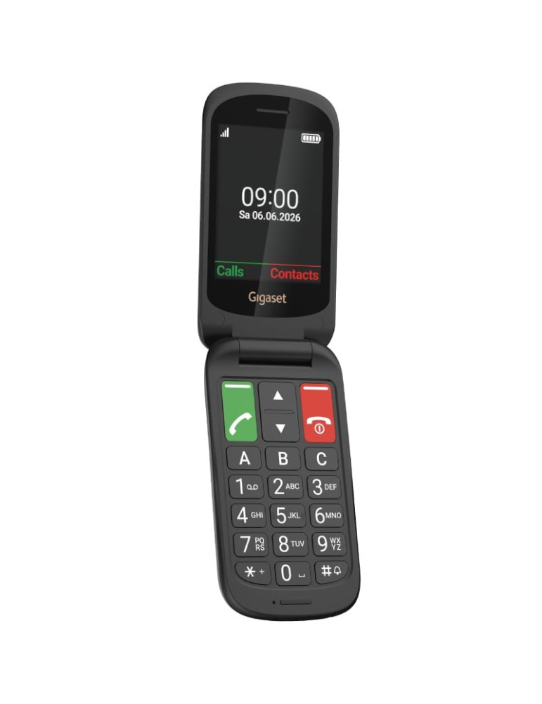 Teléfono Móvil Gigaset GL40 para Personas Mayores/ 4G/ Negro