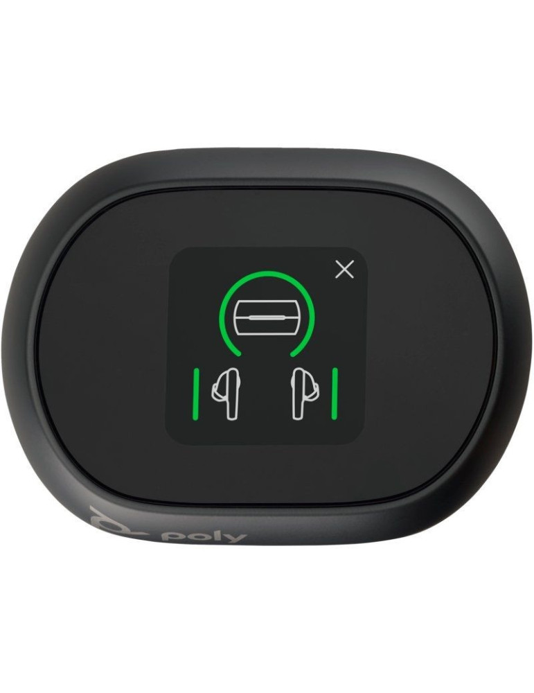 Auriculares Bluetooth Poly Voyager Free 60+ UC M con estuche de carga + Adaptador BT700/ Autonomía 10h/ Negros