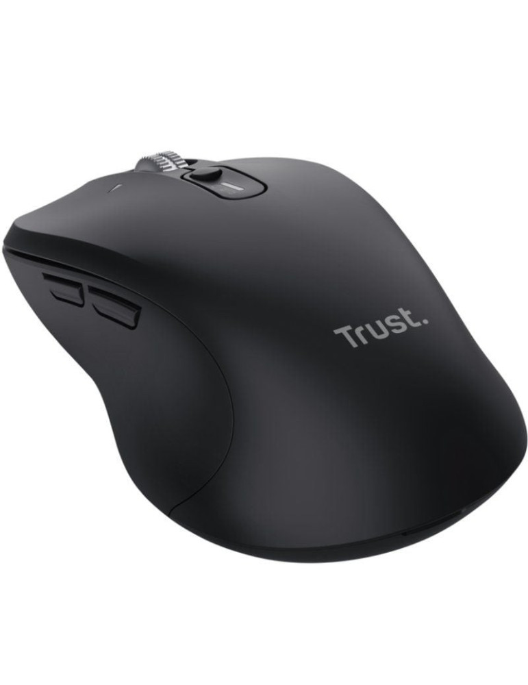 Ratón Ergonómico Inalámbrico Trust Ferro/ Hasta 3200 DPI