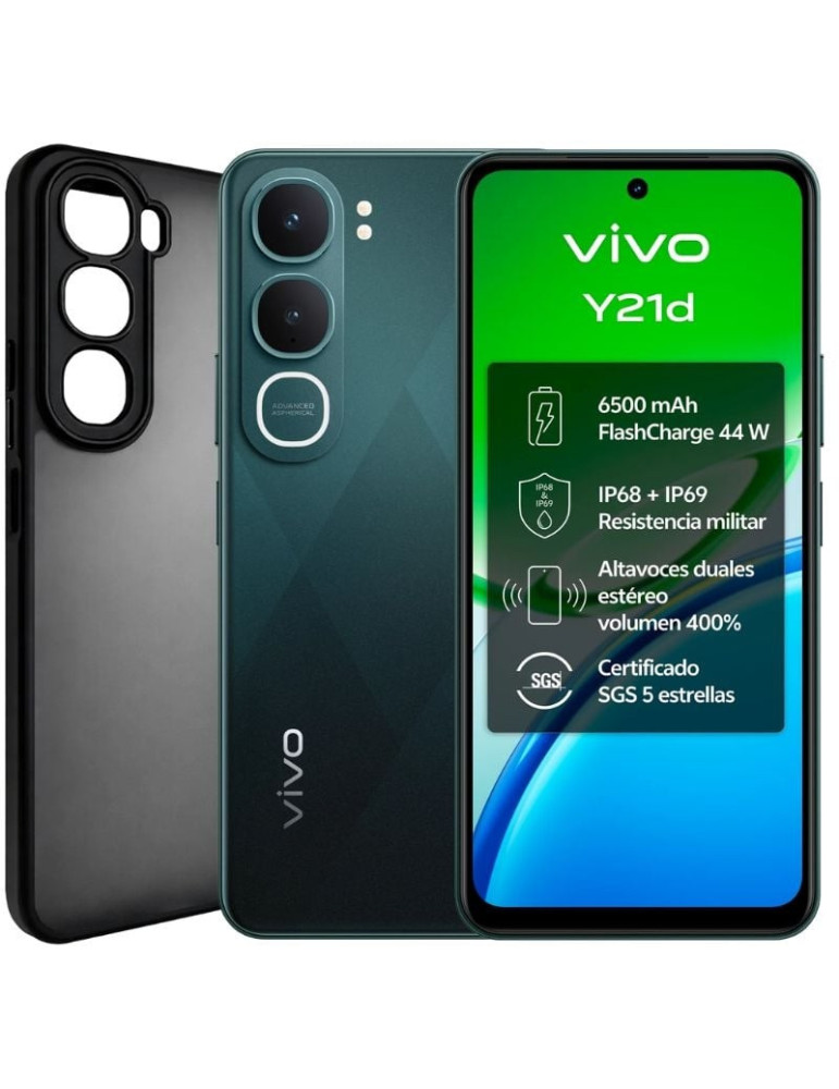 Smartphone Vivo Y21D 6GB/ 256GB/ 6.68"/ Verde