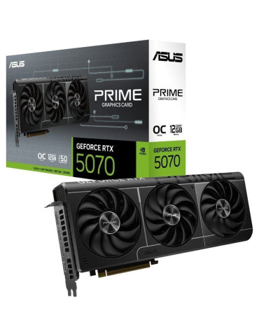 Tarjeta Gráfica Asus Prime GeForce RTX 5070 OC Edition/ 12GB GDDR7