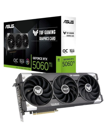 Tarjeta Gráfica Asus TUF Gaming GeForce RTX 5060 Ti OC/ 16GB GDDR7