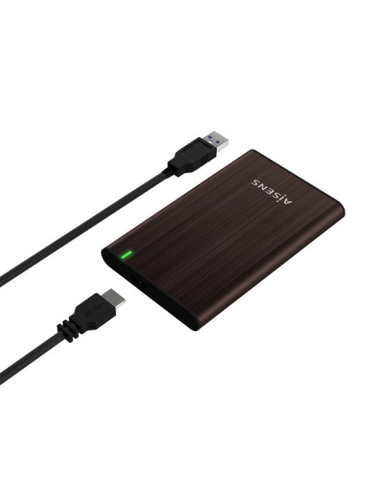 Caja Externa para Disco Duro de 2.5" Aisens ASE-2525BWN/ USB 3.0/ Sin tornillos