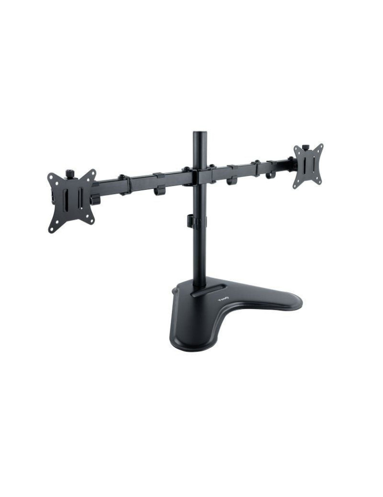 Soporte de Sobremesa para 2 Monitores TooQ DB1702TN-B/ Giratorio/ Inclinable/ hasta 9kg
