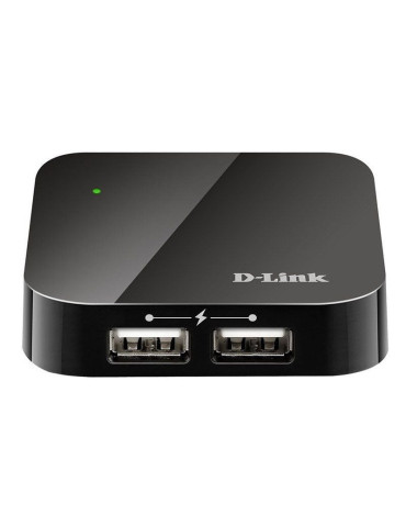 Hub USB 2.0 con Alimentación Externa D-Link DUB-H4/ 4xUSB 2