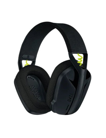 Auriculares Gaming Inalámbricos con Micrófono Logitech G435/ Bluetooth/ Negros y Amarillos