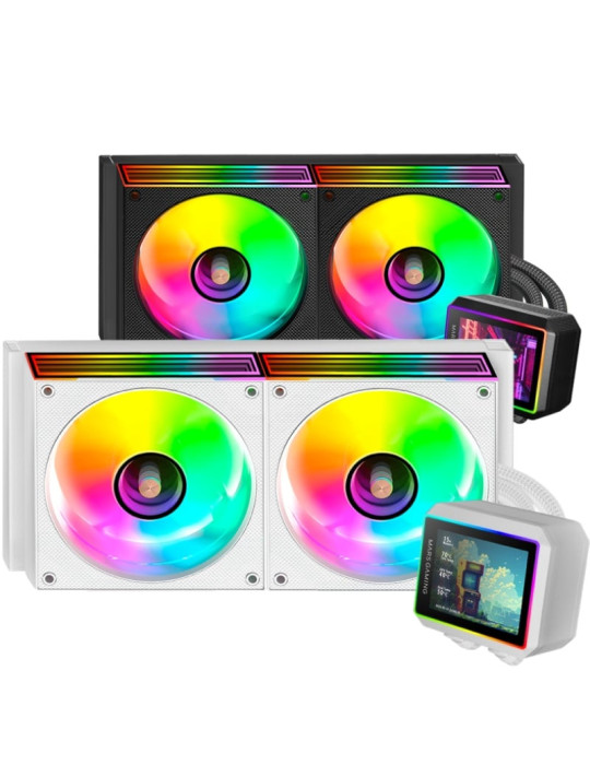 Sistema de Refrigeración Líquida Mars Gaming ML-VISIONII240/ Blanco