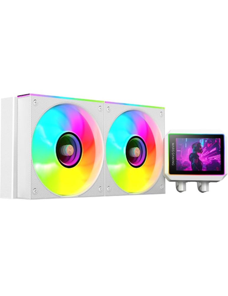 Sistema de Refrigeración Líquida Mars Gaming ML-VISIONII240/ Blanco