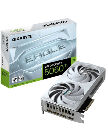 Tarjeta Gráfica Gigabyte GeForce RTX 5060 Ti Eagle OC ICE/ 16GB GDDR7