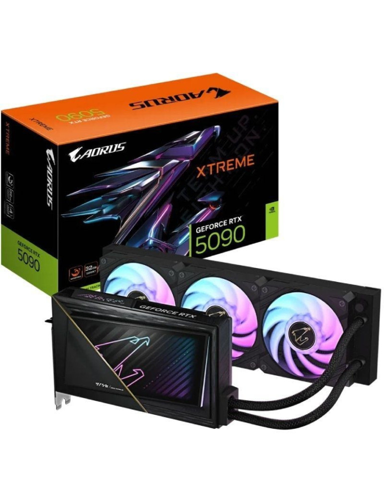 Tarjeta Gráfica Gigabyte AORUS GeForce RTX 5090 Xtreme WaterForce/ 32GB GDDR7