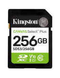 Tarjeta de Memoria Kingston CANVAS Select Plus 256GB SD XC/ Clase 10/ 150MBs