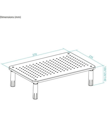 Soporte para Monitor TooQ TQMR086/ hasta 20kg 2