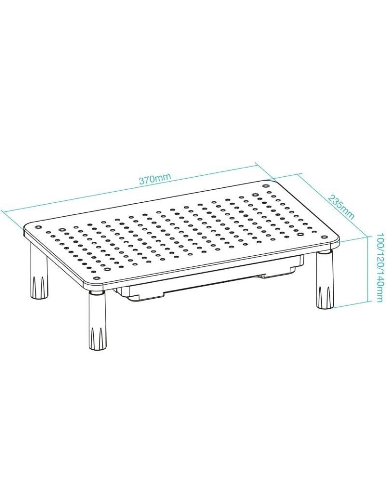 Soporte para Monitor TooQ TQMR087/ hasta 20kg