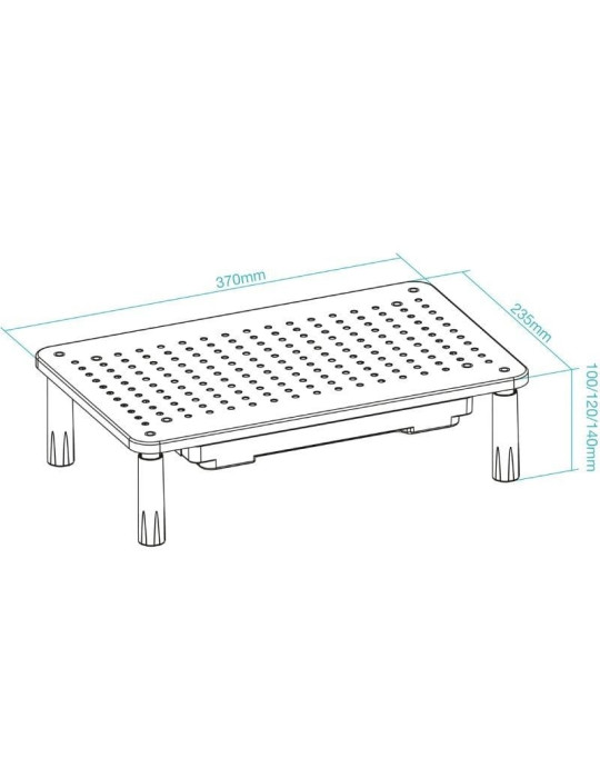 Soporte para Monitor TooQ TQMR087/ hasta 20kg