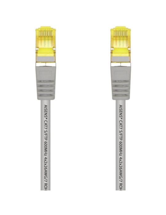 Cable de Red RJ45 S/FTP Aisens A146-0332 Cat.7/ 25cm/ Gris