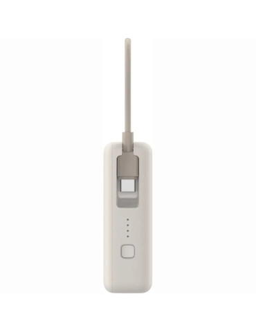 Powerbank 10000mAh Xiaomi 33W Power Bank Integrated Cable/ 33W/ Beige/ Incluye Cable USB Tipo-C 2