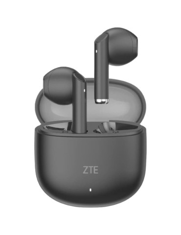 Auriculares Bluetooth ZTE Buds 2 con estuche de carga/ Autonomía 5h/ Negros