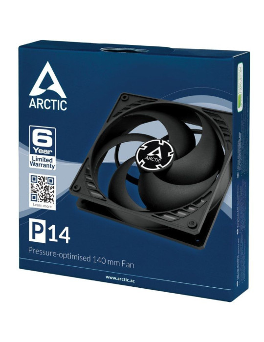 Ventilador Arctic P14/ 14cm/ Negro