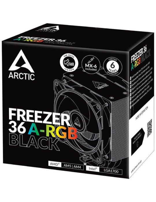 Ventilador con Disipador Arctic Freezer 36 A-RGB/ 12cm